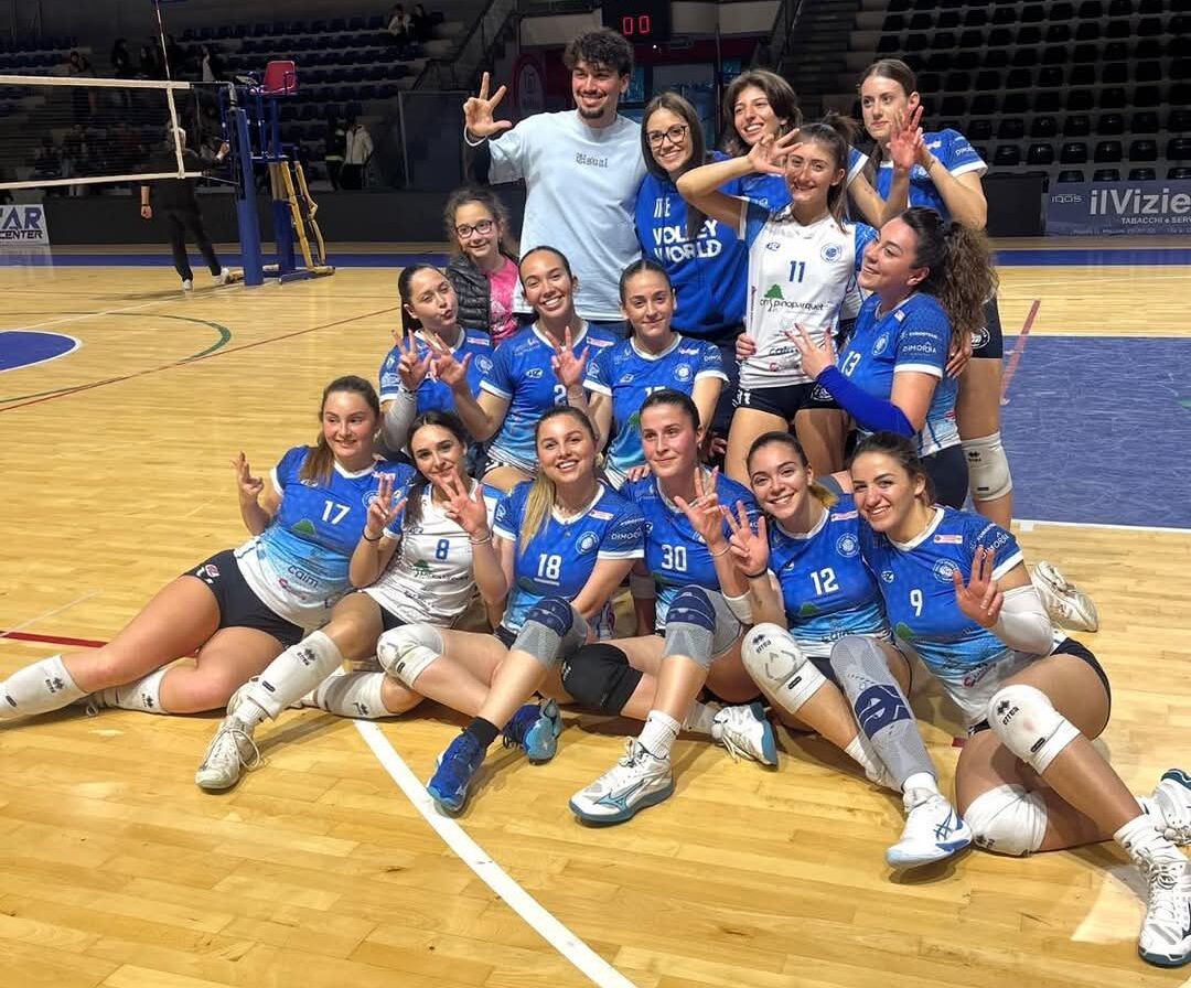 Serie D femminile: esordio da sogno per la Caim Group Volley World nei play-off
